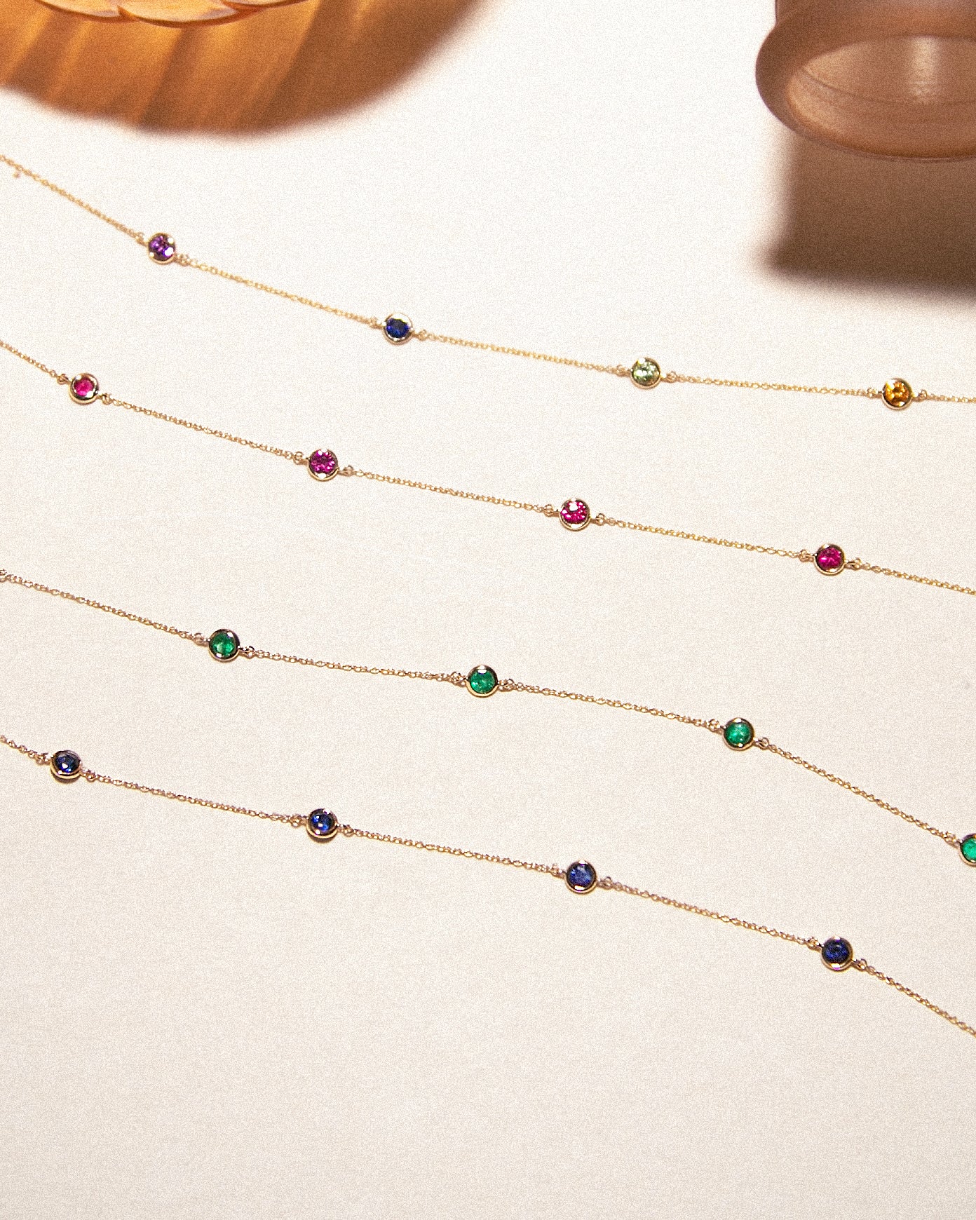 LINE COLOURS 5 Stone - FENA daily Jewellery