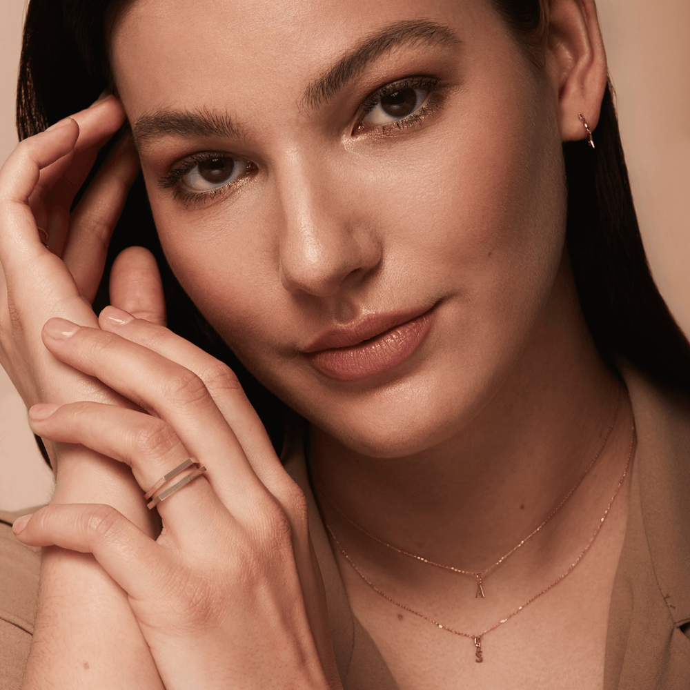 PURE Letters - 14K Gold - FENA daily Jewellery