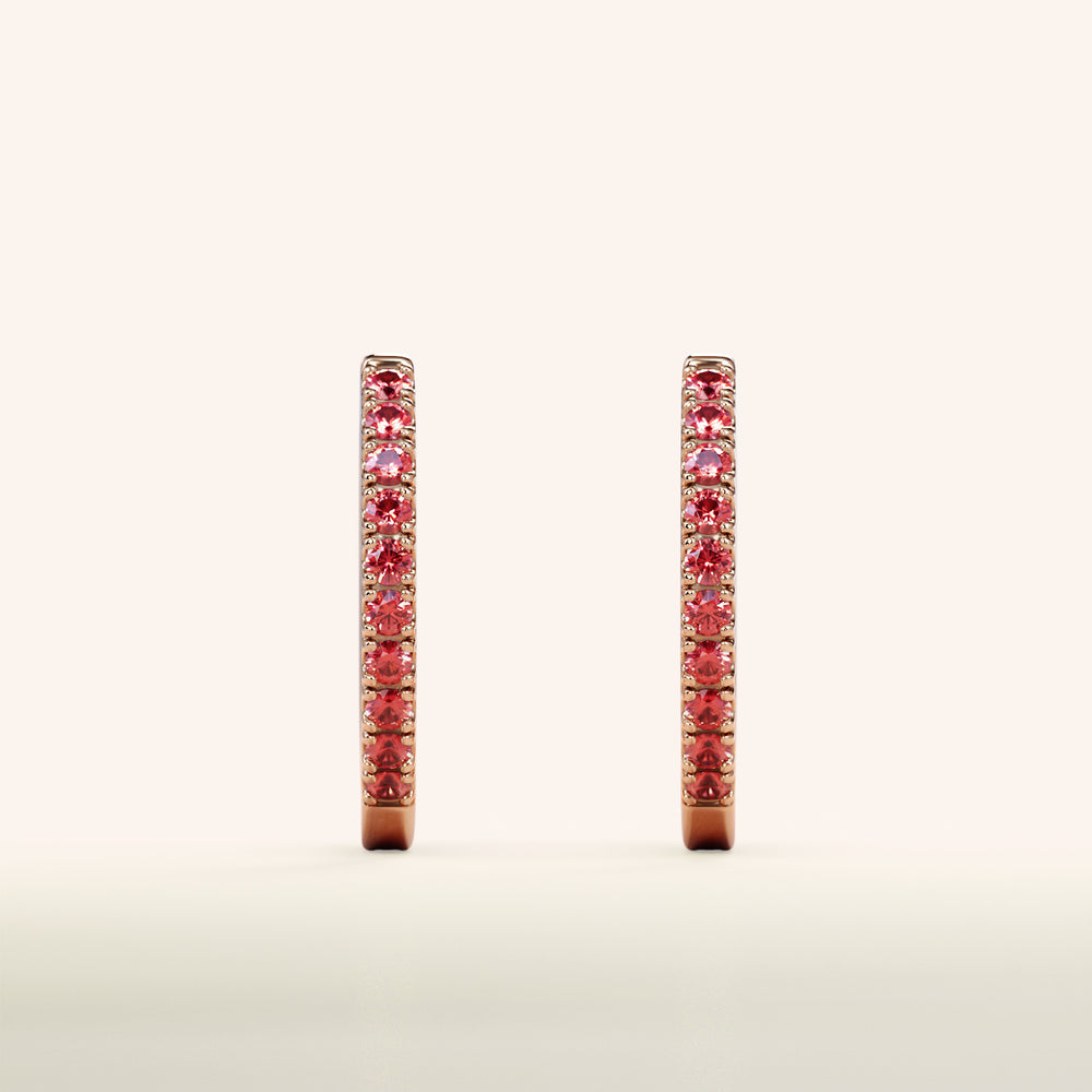 HOOP Rubin small - FENA daily Jewellery