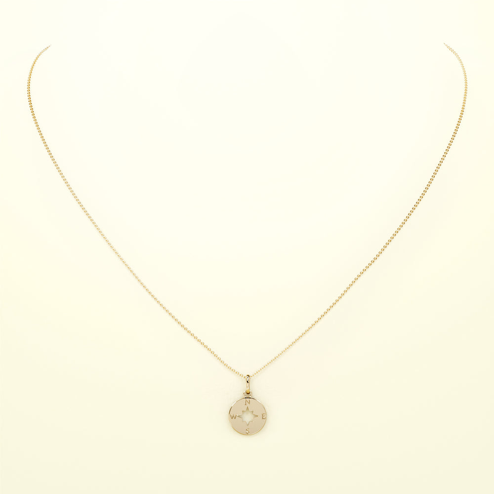 PURE Kompass - 14K Gold - FENA daily Jewellery