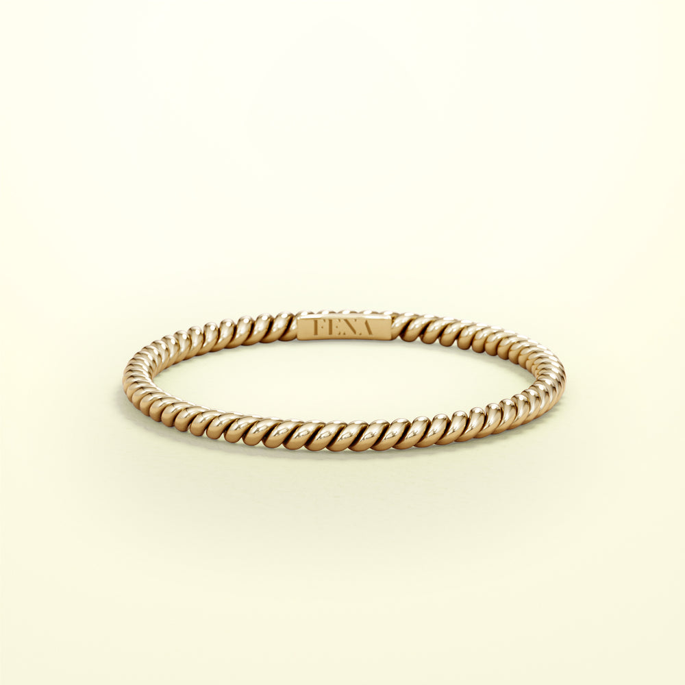 PURE Twist - 14K Gold - FENA daily Jewellery