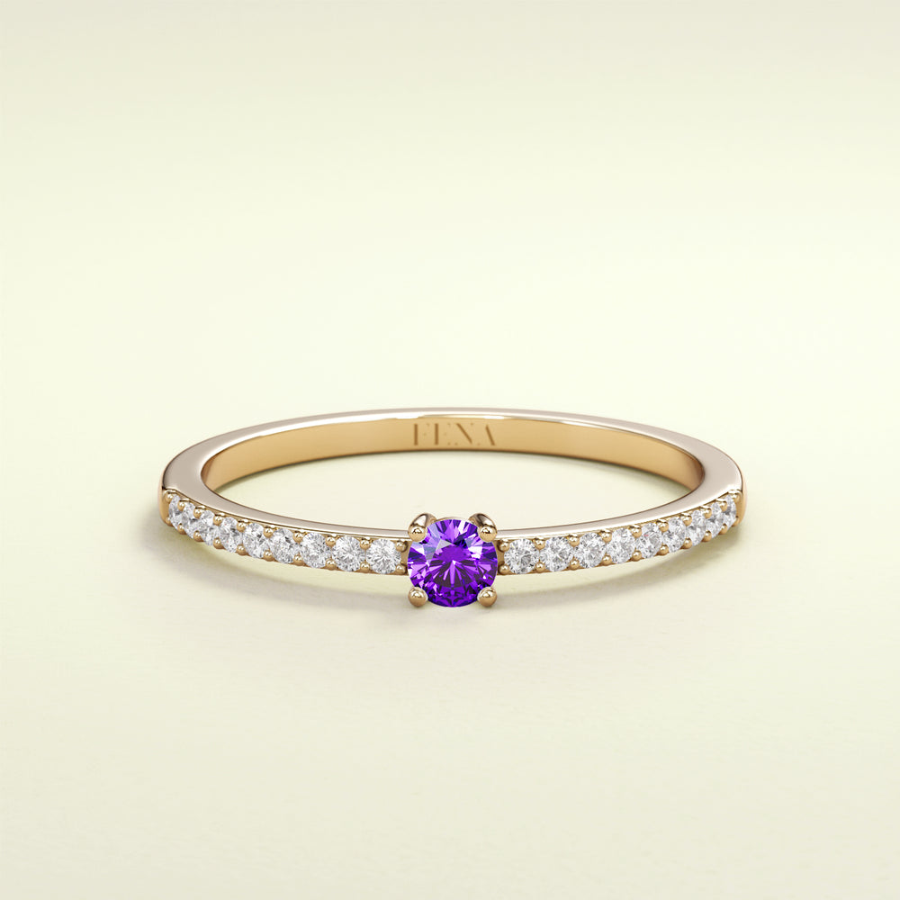 BIRTHSTONE Amethyst - Februar - FENA daily Jewellery