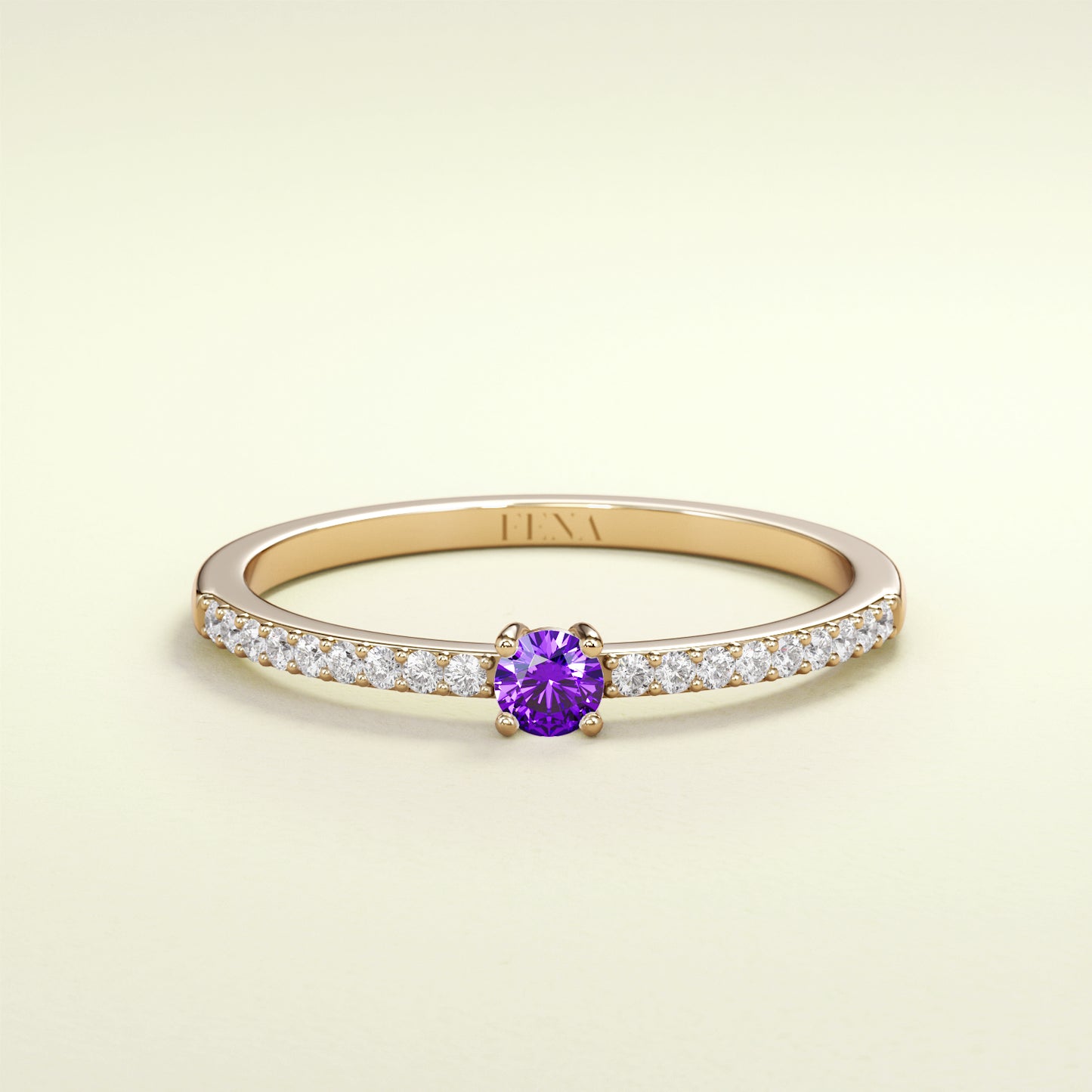 BIRTHSTONE Amethyst - Februar - FENA daily Jewellery